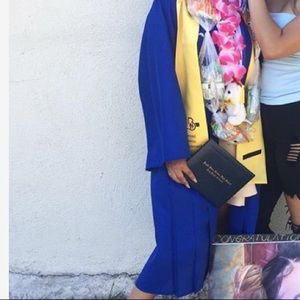 Blue Graduation Gown 💖